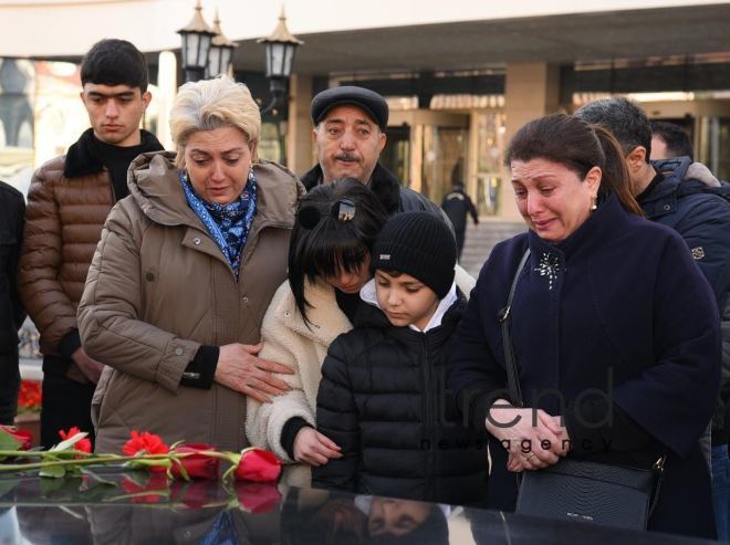 Azerbaijani public commemorates Khojaly genocide victims Azerbaijan Baku 26 February 2023